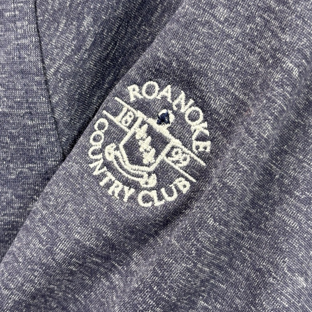 FootJoy FJ Performance Golf Hoodie Mens L Gray/blue Roanoke Country club Active - Picture 3 of 10